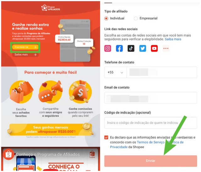 Afiliado Shopee: veja como ser em passo a passo pelo celular e pelo PC
