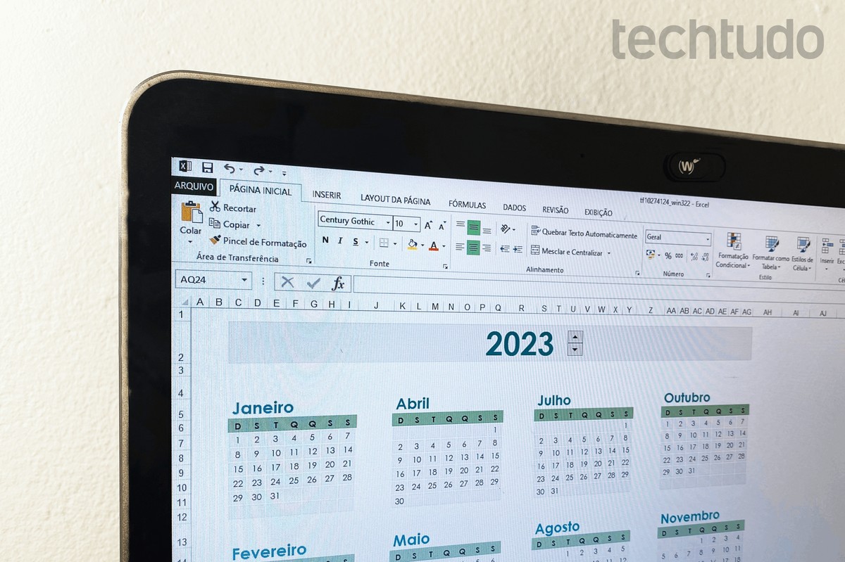 Excel Calendario 2023 Calendário de 2023 para imprimir: como editar modelo no Excel