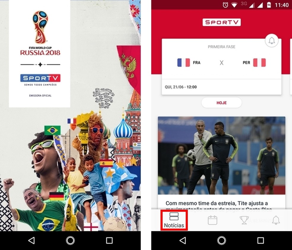 Copa do Mundo 2018: Tabela, jogos e notícias APK for Android - Download