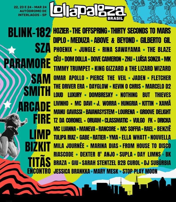 Lollapalooza 2024 veja lineup e como comprar ingressos no Ticketmaster