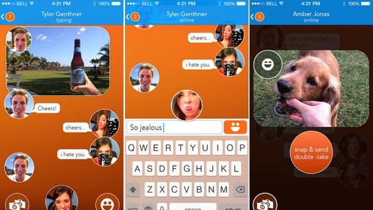 React Messenger usa expressões do próprio usuário no lugar de emoticons