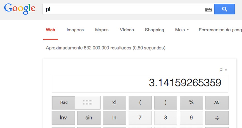 Como fazer cálculos usando o Google
