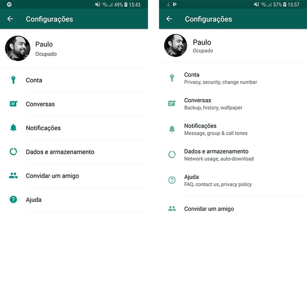 WhatsApp para Android ganha novos ícones e design; veja mudanças no Beta