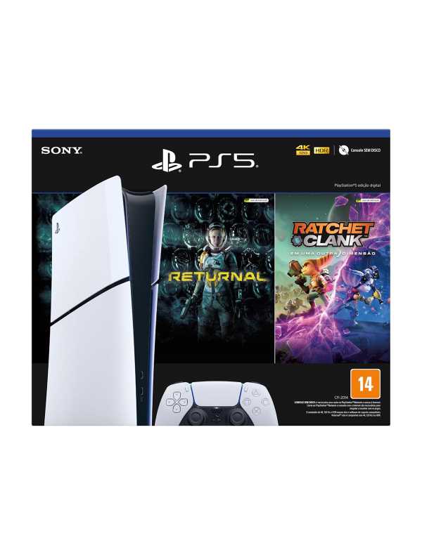 PS5 Slim Digital + Returnal + Ratchet&Clank