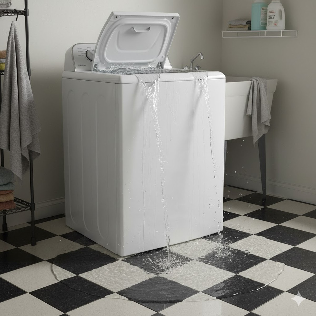 Máquina de lavar vazando água quando enche? Veja o que causa o problema