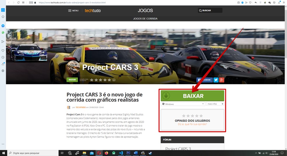 JOGO PROJECT CARS 3 - PS4