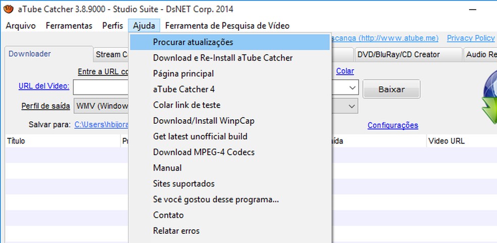 Como Manter O ATube Catcher Atualizado Na Última Versão
