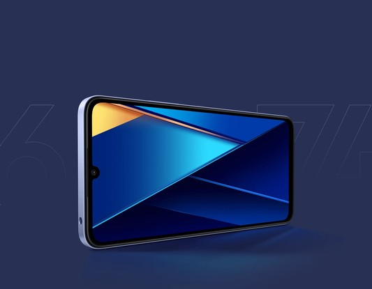 Tela do Poco C65 da Xiaomi