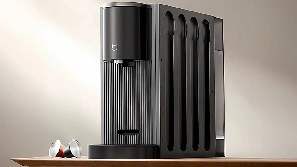 Cafeteira de cápsula Xiaomi Mijia S1 — Foto: Divulgação/Xiaomi