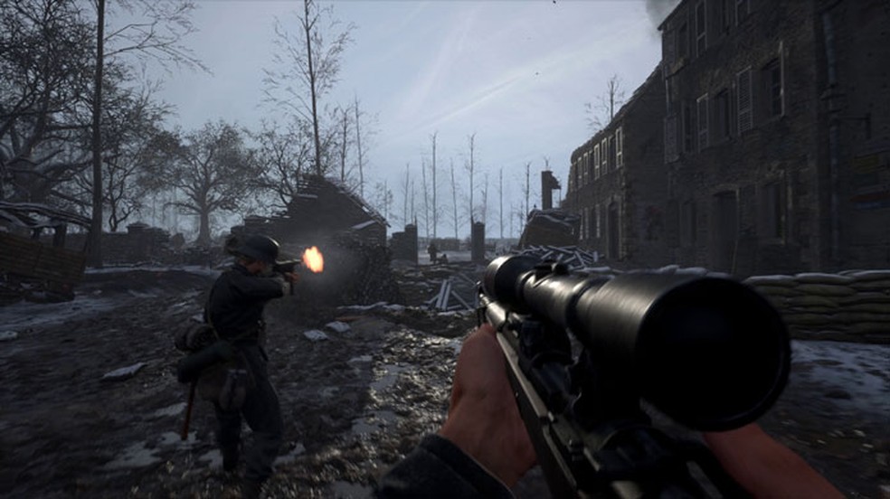 Hell Let Loose traz um game multiplayer caótico na Segunda Guerra Mundial com 100 jogadores por partida — Foto: Reprodução/Steam