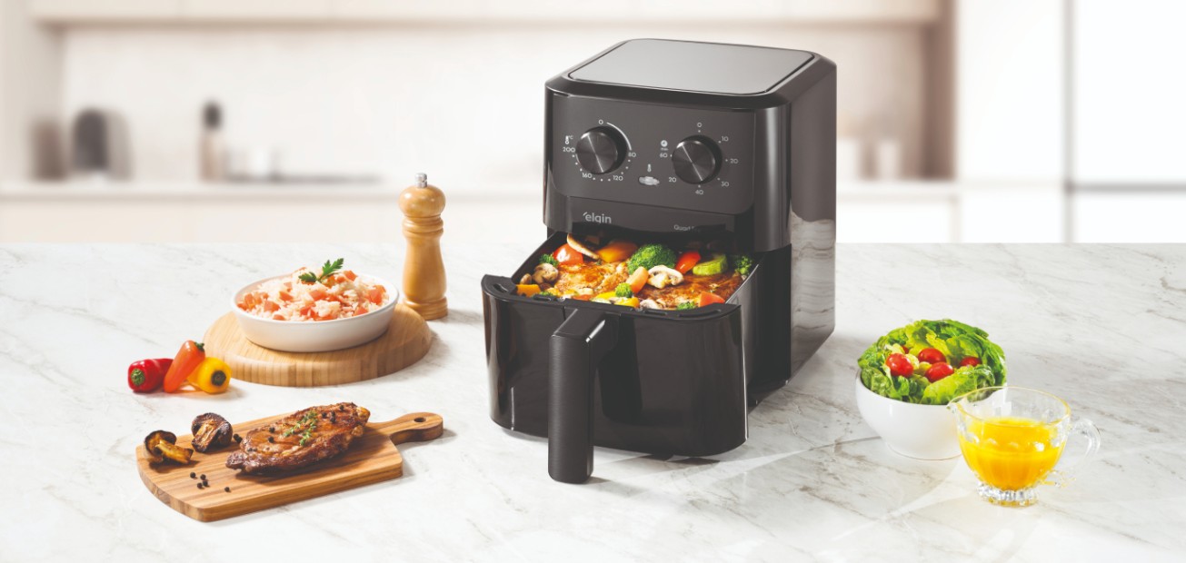 Air Fryer Quad Fry Elgin está com 46% off e tem menor preço histórico
