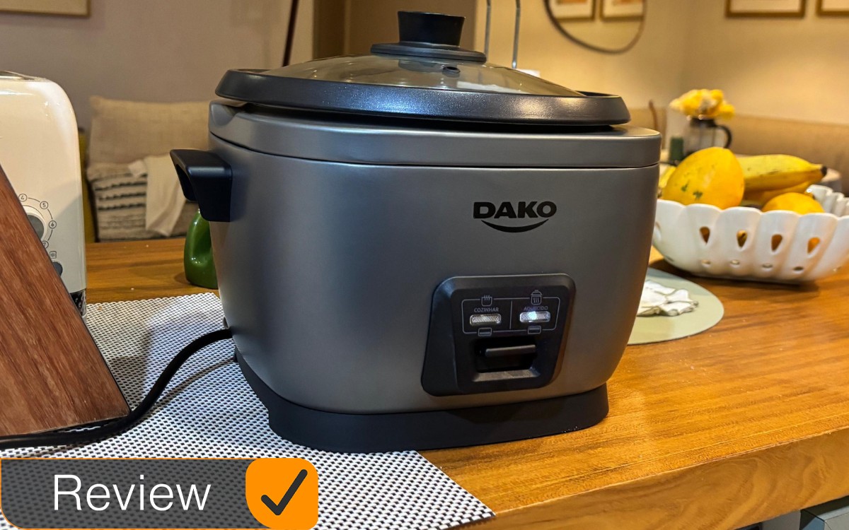Review da panela de arroz Dako 4L: modelo é simples, eficien