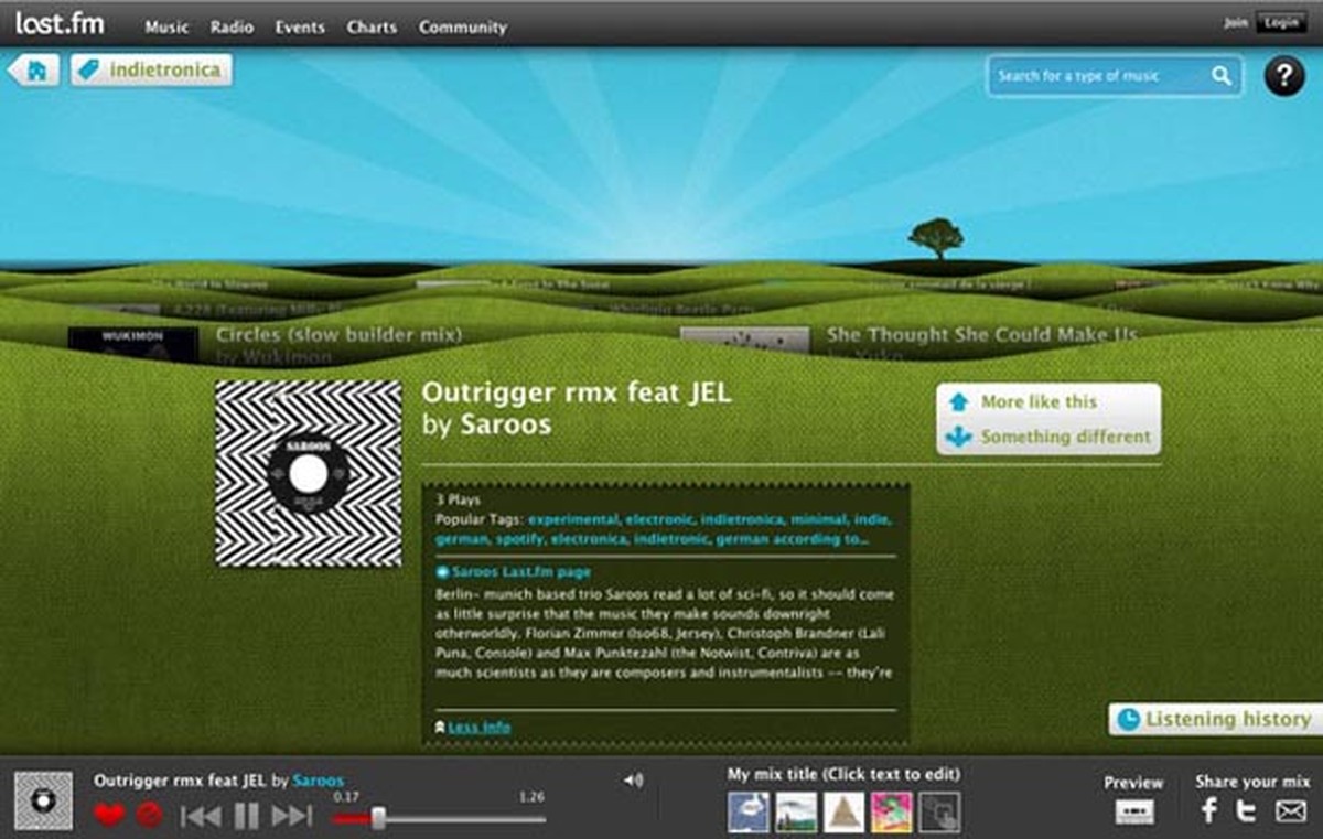 Microsoft faz parceria com Last.FM para criar web app para o IE9