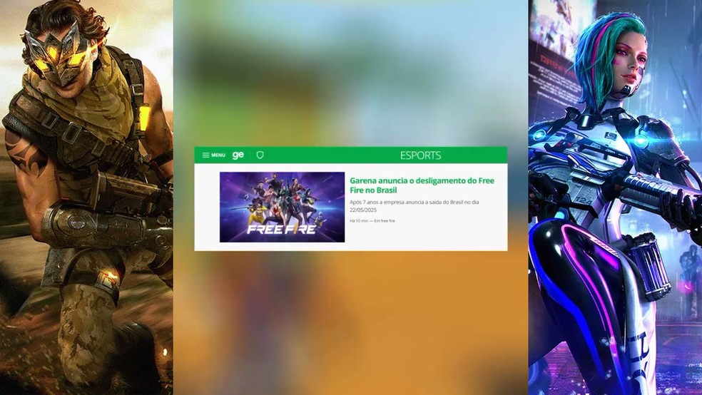 Pegadinha de 1º de abril sobre Free Fire em perfil do influencer displayrj se espalhou rapidamente entre players do Battle Royale — Foto: Reprodução/displayrj, Garena, editado por Rafael Monteiro