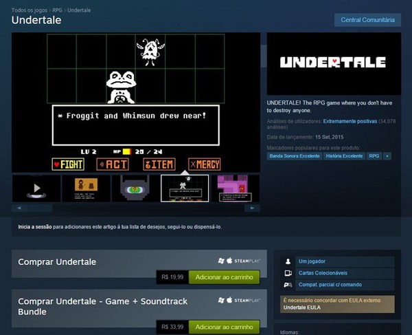 Undertale Navegador