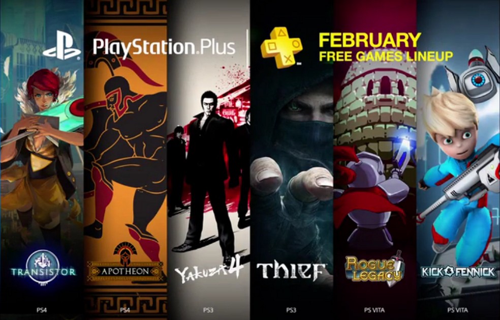PlayStation anuncia jogos da PS Plus de fevereiro