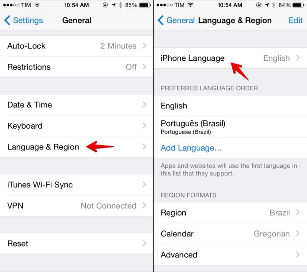 Aprenda a mudar o idioma do iPhone para deixar o sistema em português