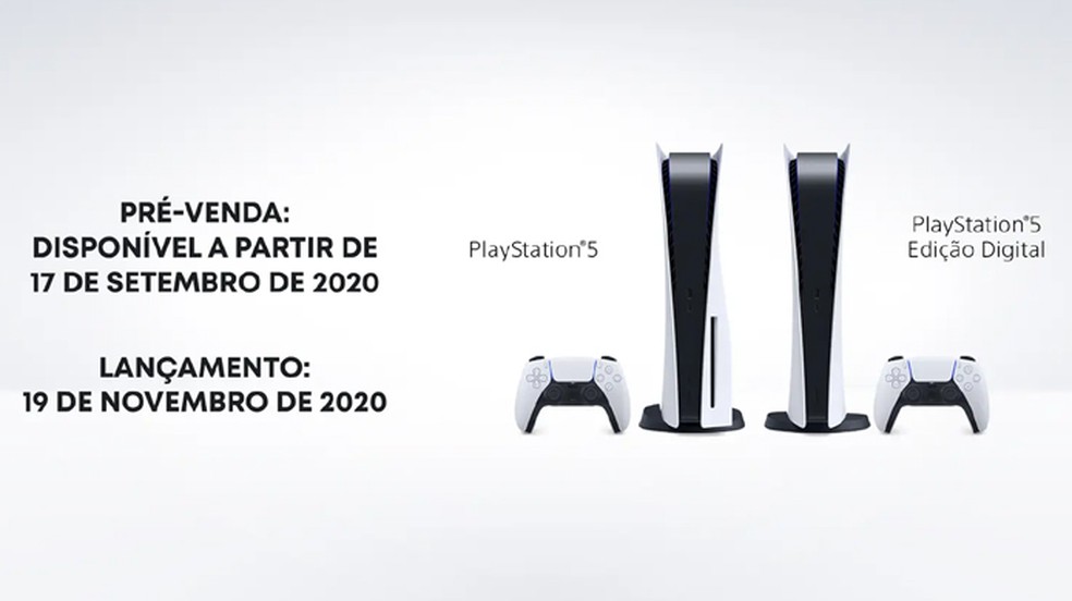Pré-venda do PS5 no Brasil: veja preços e lojas com console disponível