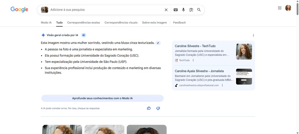  Reprodução/Caroline Silvestre
