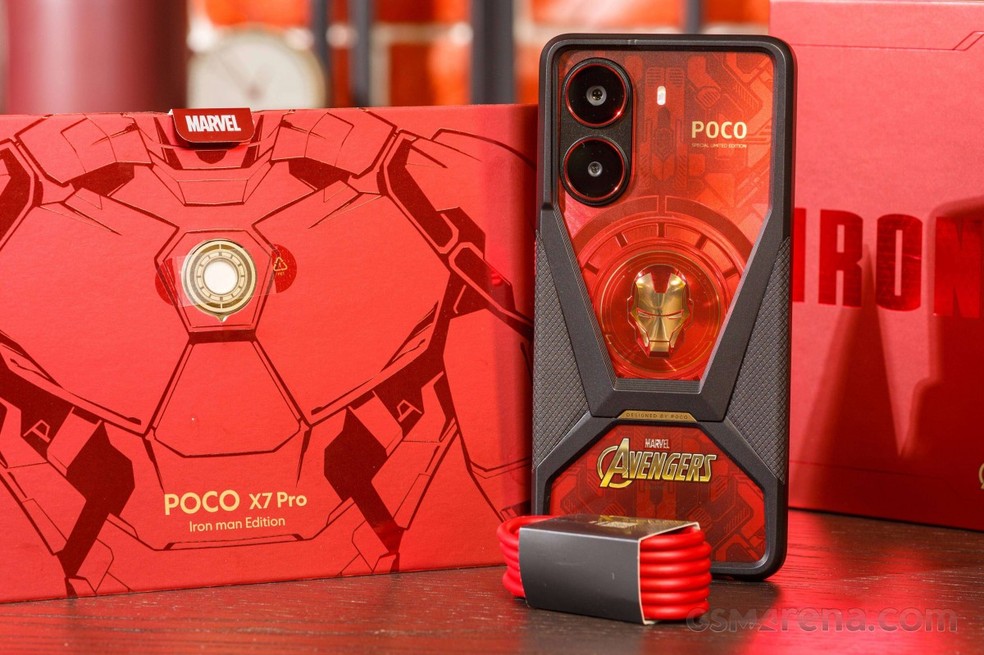 Poco X7 Pro Iron Man Edition veja 6 curiosidades sobre a customização