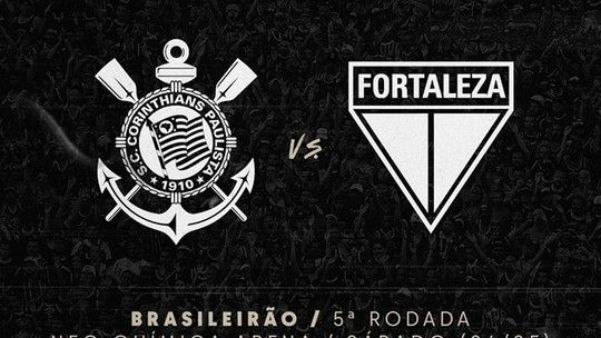Corinthians x Fortaleza ao vivo: horário e onde assistir ao Brasileirão hoje