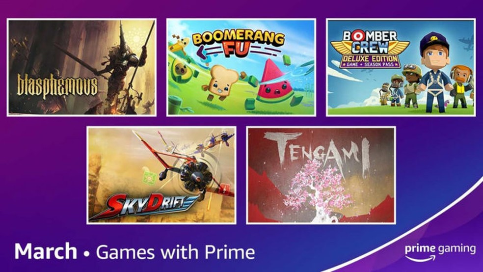 Prime Gaming: veja os jogos de graça em março de 2021
