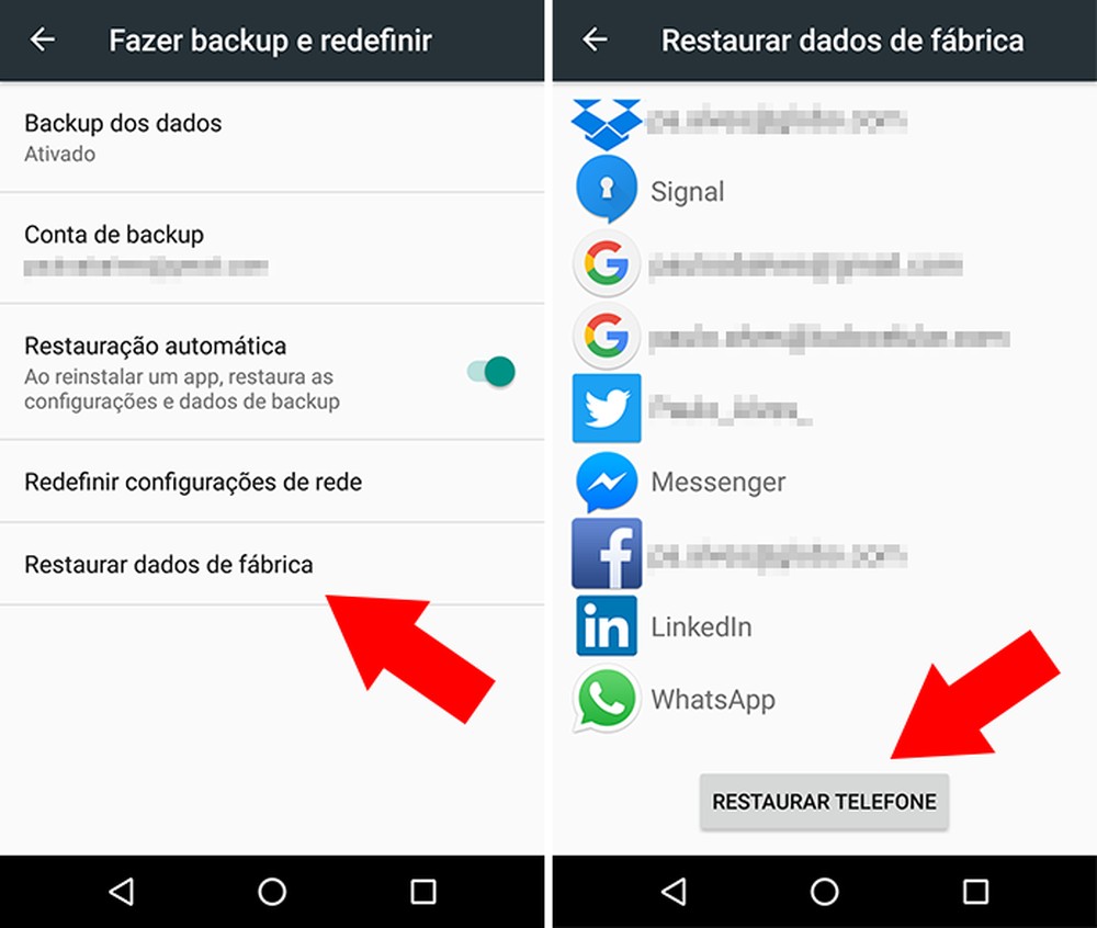 Como resetar o Moto G 4 Plus