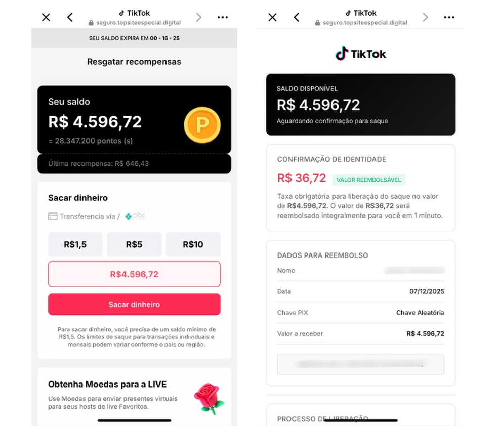  Reprodução/Mariana Tralback