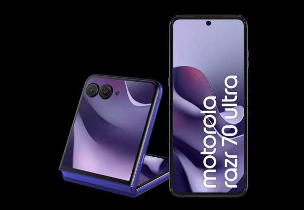 Razr 70 Ultra tem tela interna de 7 polegadas e uma externa de 4 polegadas