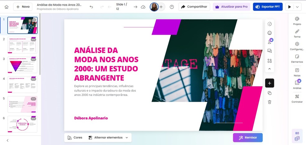  Reprodução/Presentations.AI