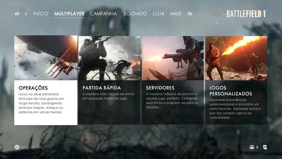 Conhece os requisitos da versão PC de Battlefield 1