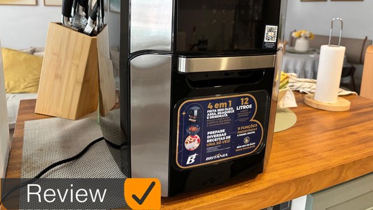 Air fryer Britânia 4 em 1 se destaca pela praticidade e baixo preço; review