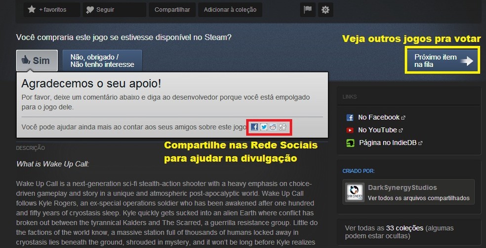 Steam: como votar em um jogo na Greenlight