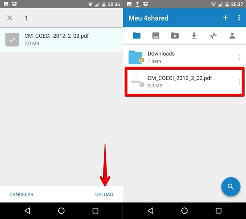 Como usar o 4shared para baixar arquivos no celular - Olhar Digital