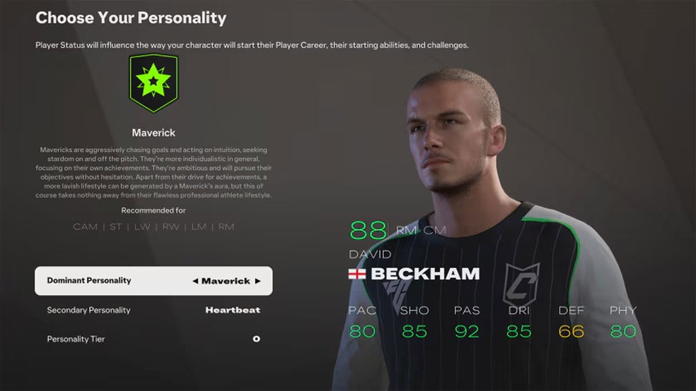 Durante as temporadas de EA Sports FC 25 usuários poderão levar diferentes Ídolos para jogar em seu time no modo carreira — Foto: Reprodução/Electronic Arts