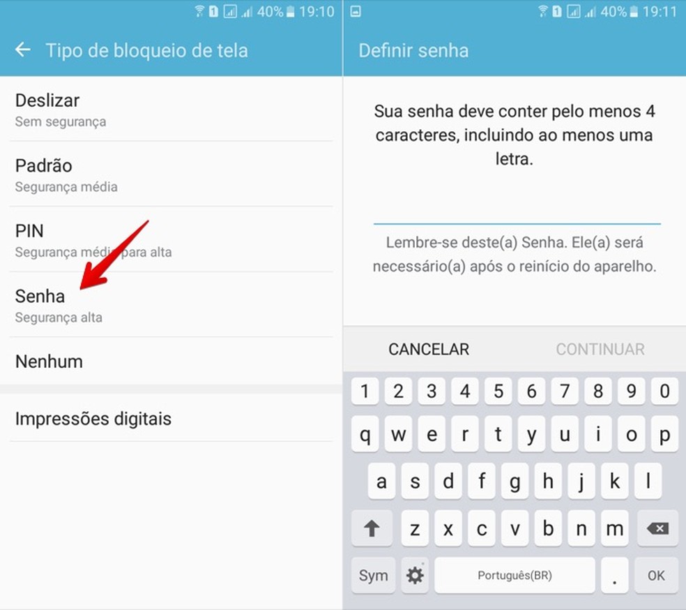Galaxy J5 Prime: como mudar a senha de bloqueio do celular da Samsung
