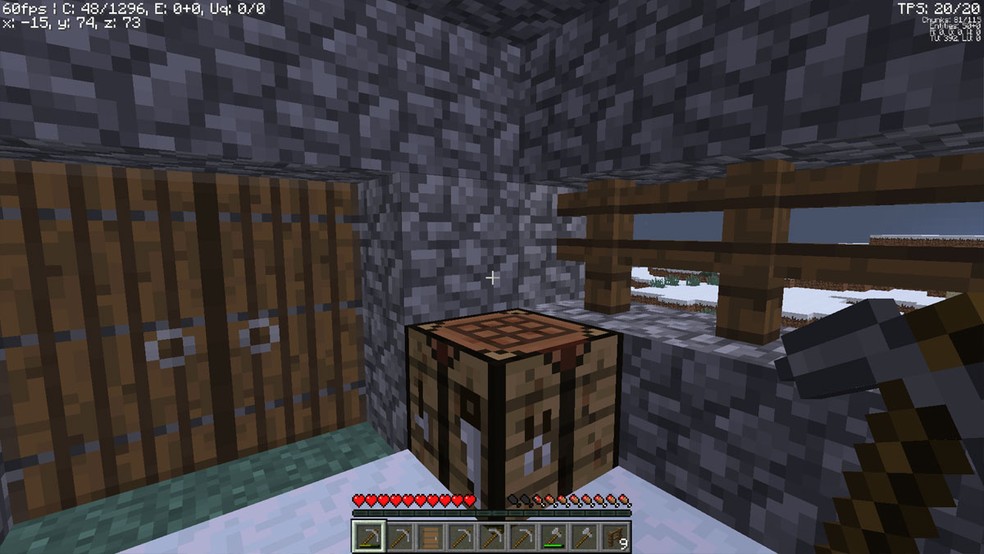 Eaglercraft é uma forma não oficial de jogar grátis versões antigas de Minecraft como a 1.8.8 em seu navegador — Foto: Reprodução/Rafael Monteiro