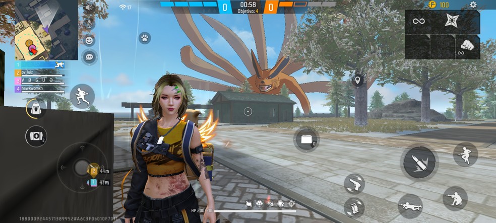 Sobreviva até o final e conquiste a vitória em Free Fire — Foto: Reprodução/Pietra Gomes