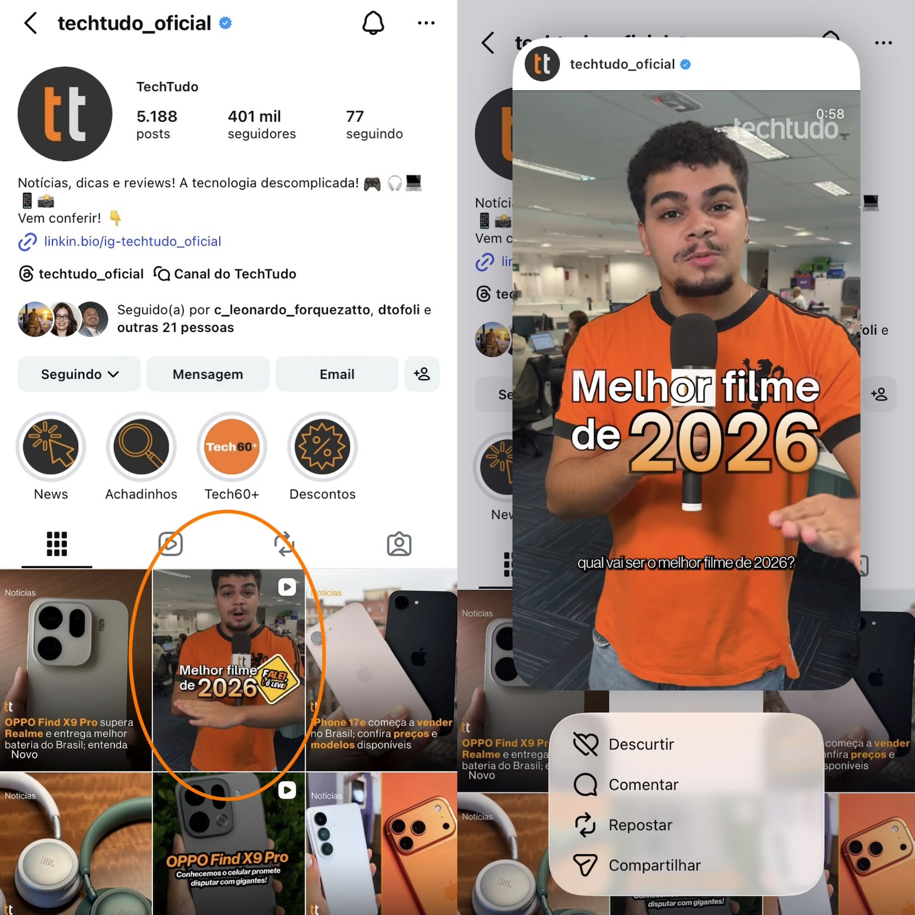 Truque 'secreto' para baixar vídeo do Instagram sem marca d'água e apps