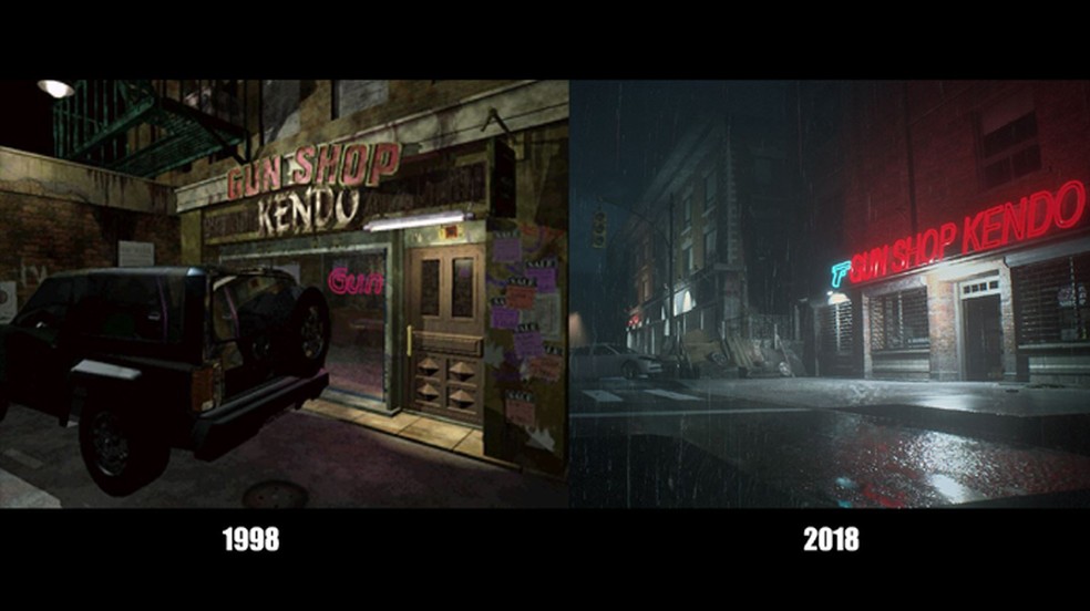 Capcom compara gráficos de Resident Evil 2 Remake com game original