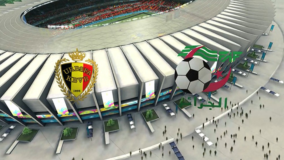 Simulação Copa do Mundo Fifa 2014: Bélgica x Argélia (Foto: Reprodução/Murilo Molina) — Foto: TechTudo