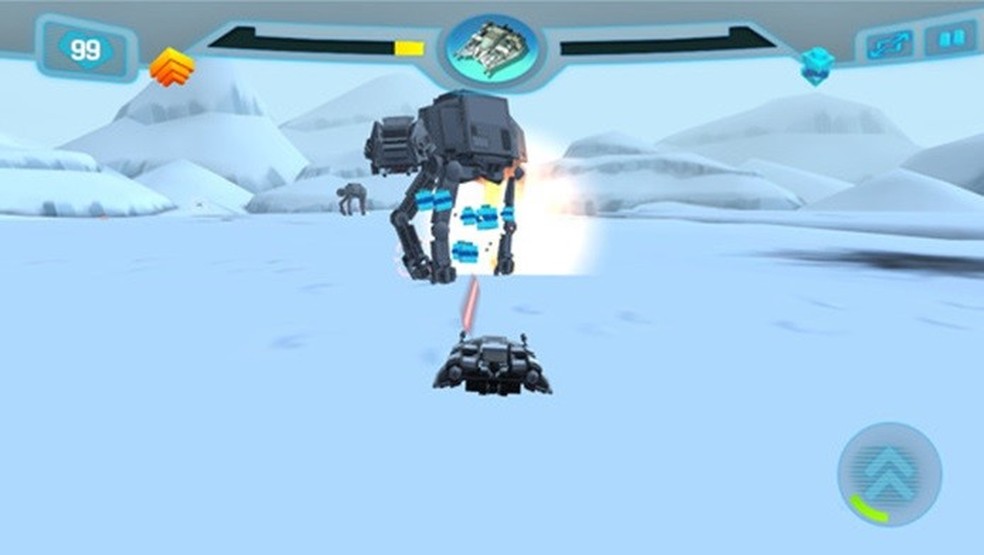 Nova aventura de Lego Star Wars para iPhone e iPad é centrada em combate com naves (Foto: Divulgação) — Foto: TechTudo