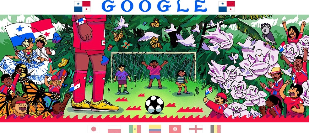 Copa do Mundo 2018: Inglaterra e países que jogam hoje ganham Doodles