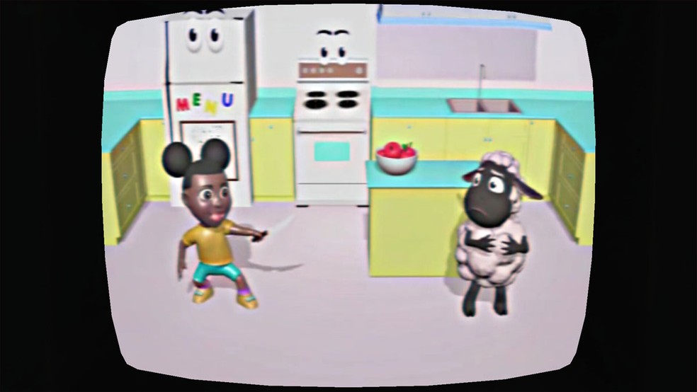 O game de terror Amanda the Adventurer chega agora também aos consoles com seu perturbador programa infantil — Foto: Reprodução/Steam