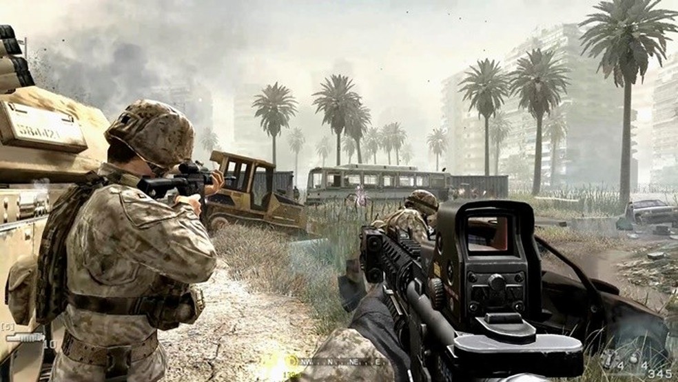 Call of Duty 4: Modern Warfare foi uma revolução para a franquia e atualmente pode ser jogado no Xbox 360 — Foto: Divulgação/Activision