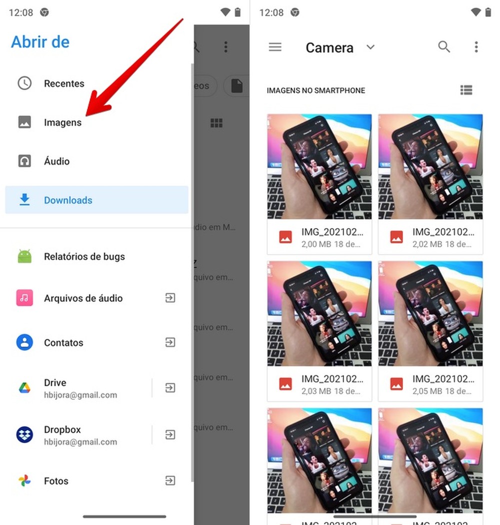 Snapdrop: como passar foto do Android para iPhone (iOS)