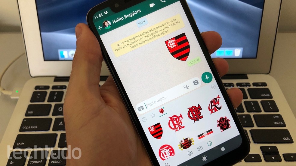 Figurinhas do Flamengo para WhatsApp: saiba usar stickers do time no app