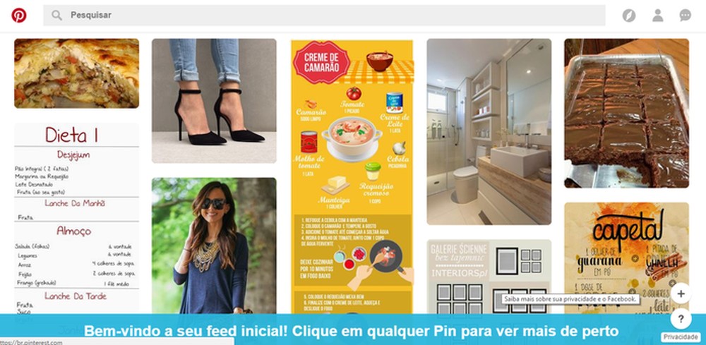 Como usar o Pinterest