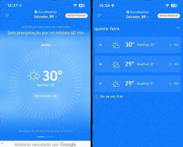 Quantos graus hoje? 6 apps para acompanhar temperatura na onda de calor
