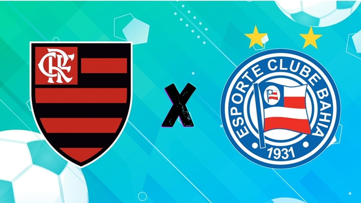 Flamengo x Bahia ao vivo hoje: saiba horário e onde assistir ao Brasileirão